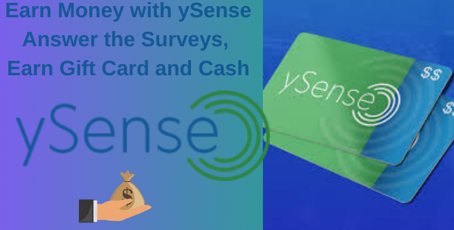 ySense to make money online free - Secret Tips and Tricks